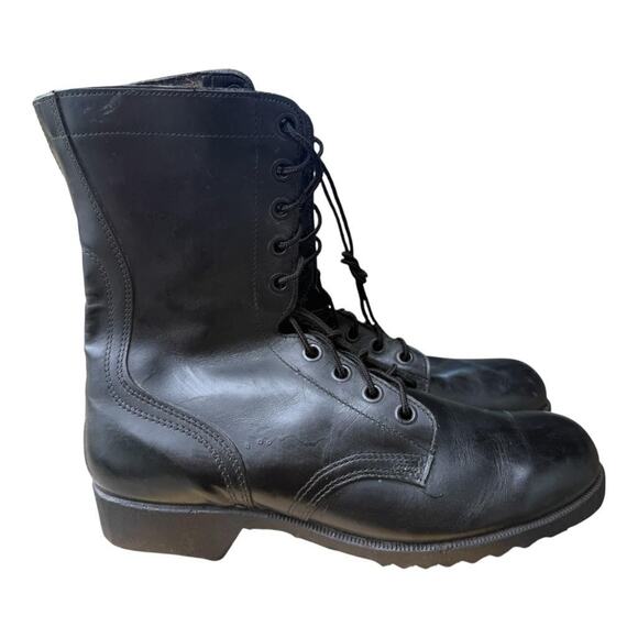 Vintage 80's Military Combat Boot Men size 10 R - Picture 1 of 7